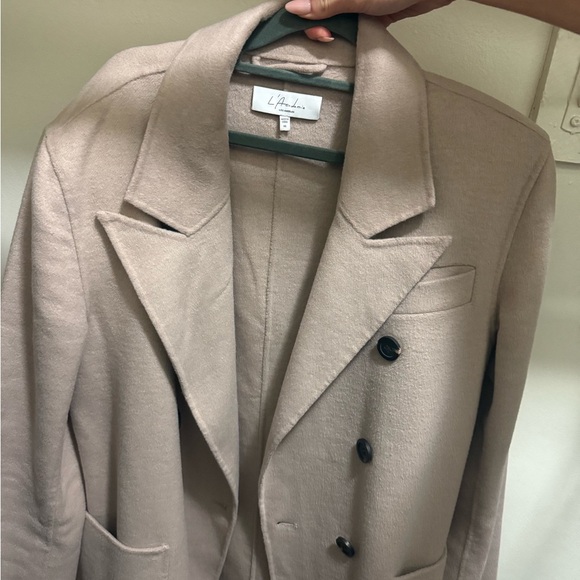 L'Academie Beige Wool Coat - Picture 4 of 5